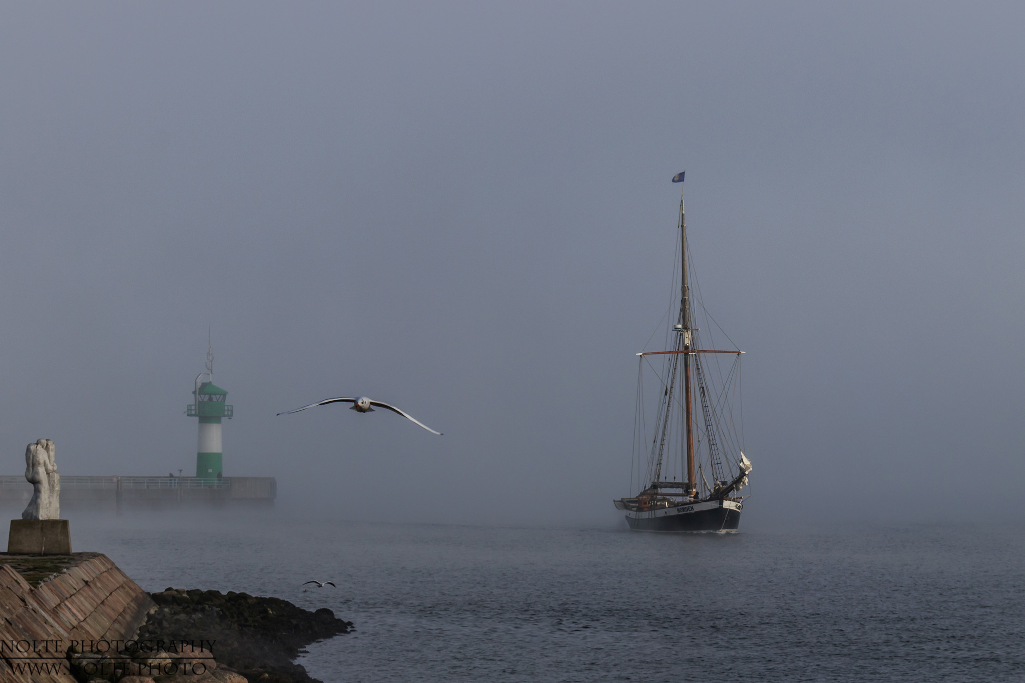 Die "Norden" kehrt in den Hafen zurück